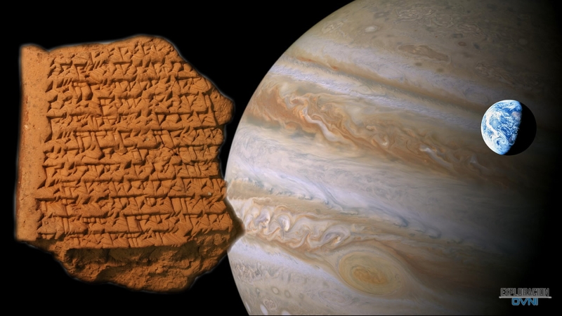 Um mapa de Júpiter foi criado numa tabuleta na antiga&nbsp;Babilônia