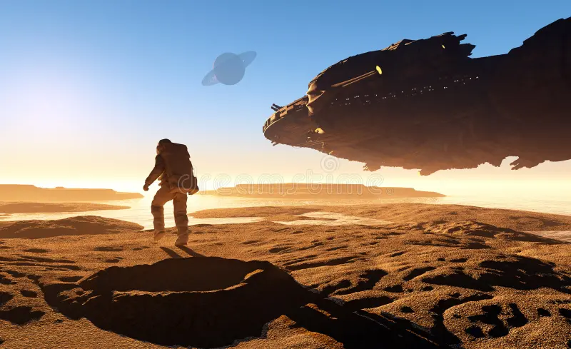 Existe um plano radical para construir uma enorme nave espacial que transporte humanos durante várias gerações