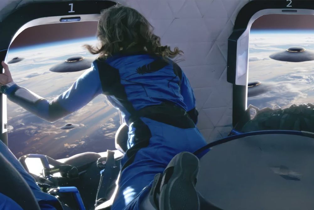 Ovnis avistados da cápsula da Blue Origin: O que está acontecendo no&nbsp;espaço?