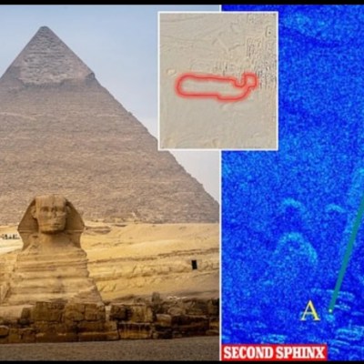 Detectada uma segunda esfinge no Egito, enquanto imagens sugerem a existência de uma “megaestrutura&nbsp;subterrânea”